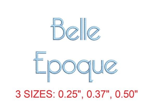 Belle Epoque Embroidery Font Review