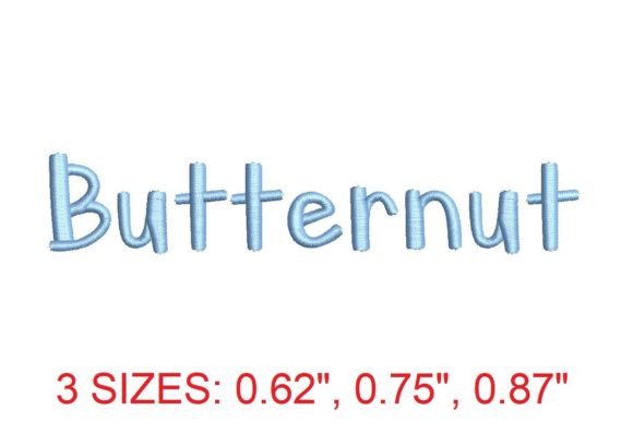 Butternut Embroidery Font Review