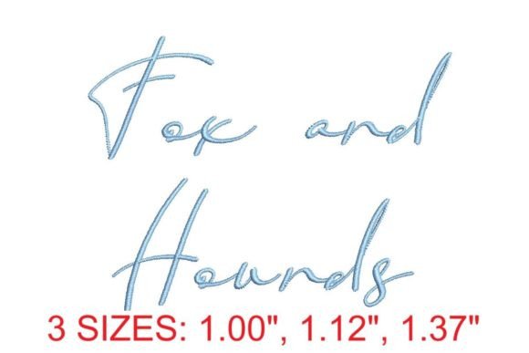Fox and Hounds Embroidery Font Review