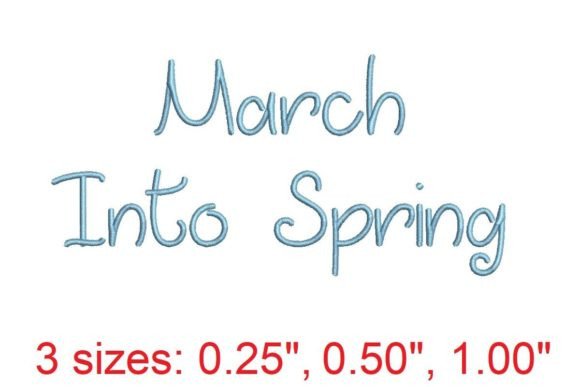 March into Spring Embroidery Review