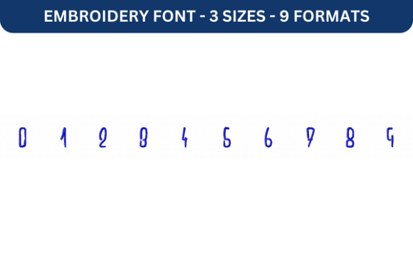 Marguerite Font Number 0 to 9