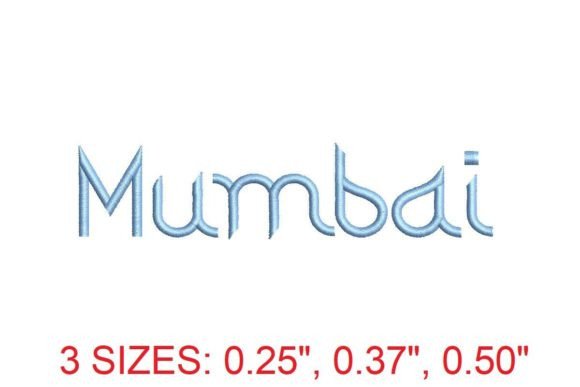 Mumbai Embroidery Font Review