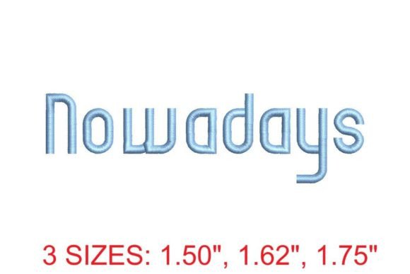 Reviewing Nowadays Font for Holiday Embroidery Projects