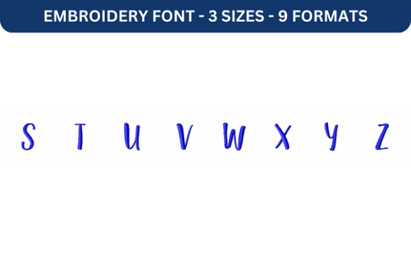 Sugar Plums Font Upper S to Z